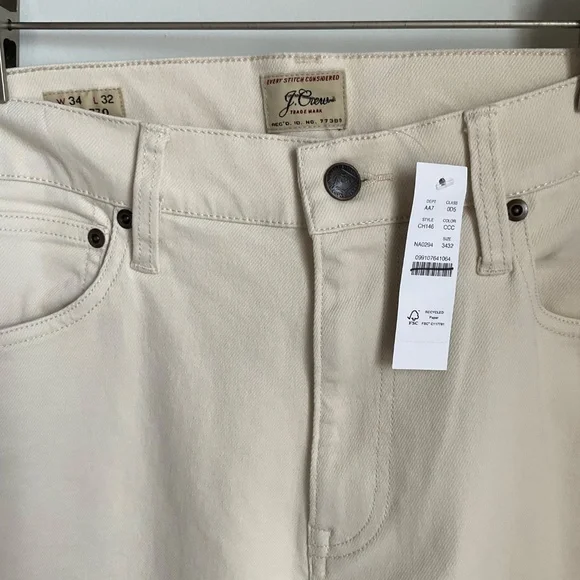 J.Crew 770 Canvas Straight Fit Pant 34x32 - Picture 5 of 6
